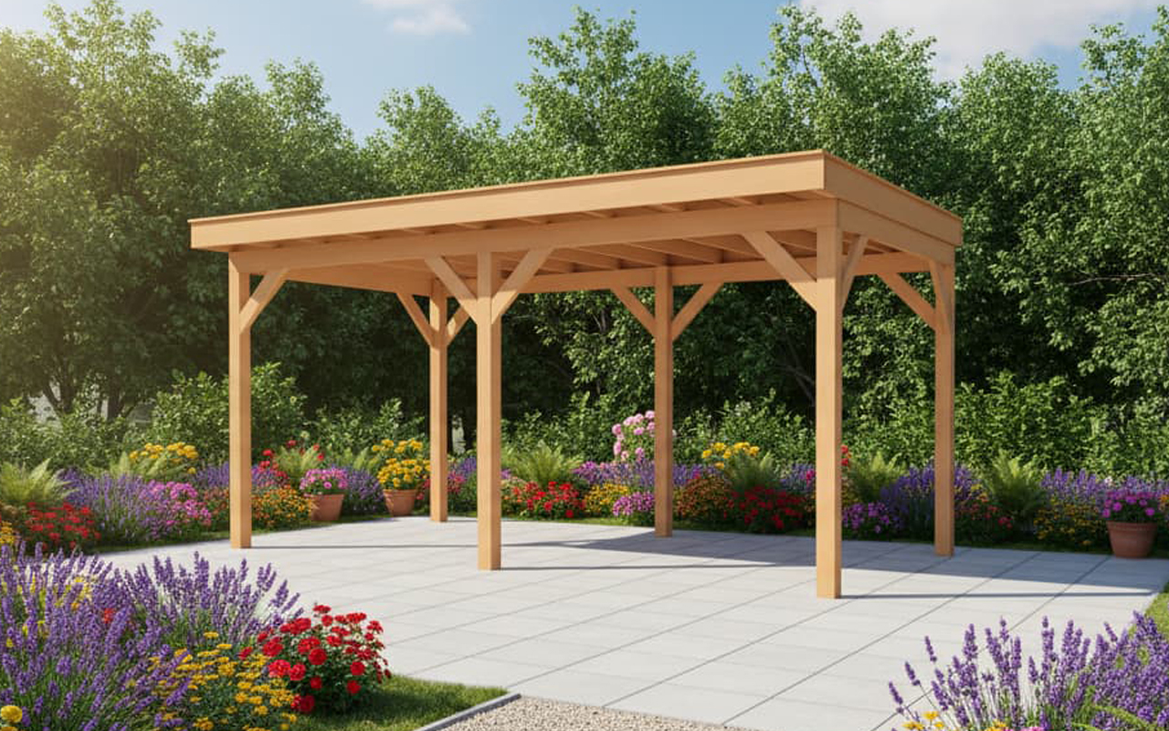 Grandiose Platdak (Zonder wanden)